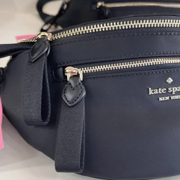 Kate Spade Chelsea Nylon Belt Bag Fanny Pack Black - Picture 4 of 16